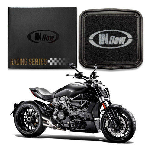 Filtro Ar Esportivo Inbox Inflow Ducati Xdiavel 1262 2017-22