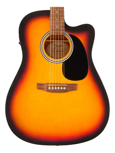Guitarra Electroacustica Fender Fa-25ce Dread Sombreado