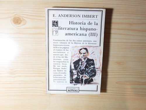 Historia De La Liter Hispanoamericana 3 - Anderson Imbert