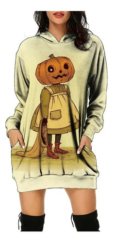 Sudaderas Con Capucha Semilargas De Halloween Para Mujer Con