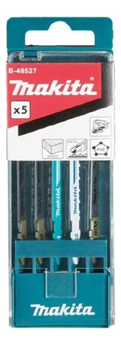 Kit De Lâminas De Serra Tico Tico 5 Peças Makita B-48527