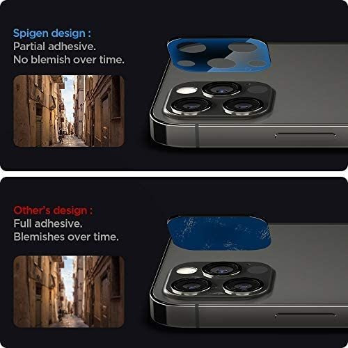 Imagen 4 de 9 de Protector Lente Camara Spigen Para iPhone 12 Pro Max X2 Graf