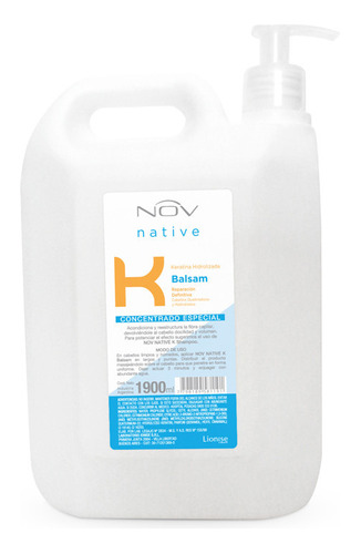 Balsamo Keratina X 1900 Ml (con Bomba)