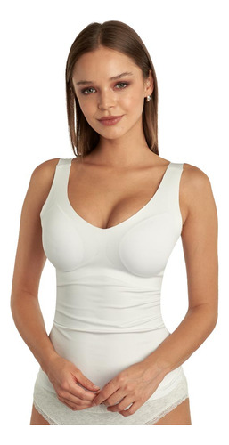 Playera Liso Love To Lounge Blanco Dama Play