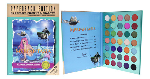 Paleta De Sombras De Ojos Merfantasia, Edición De Bolsillo,