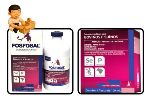 Kit Com 3 Virbac Fosfosal 100 Ml