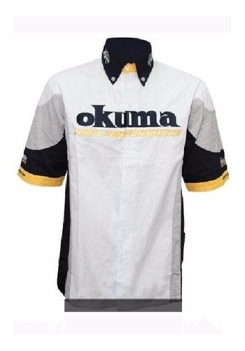 Camisa Deportiva Pesca Bordada Okuma ¡envío Gratis!