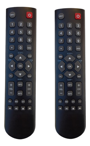 2 Controles Para Pantallas Evl No Smartv + Pilas + Envio