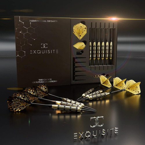 V Cc-exquisite Juego De Dardos Premium Punta De Acero -...