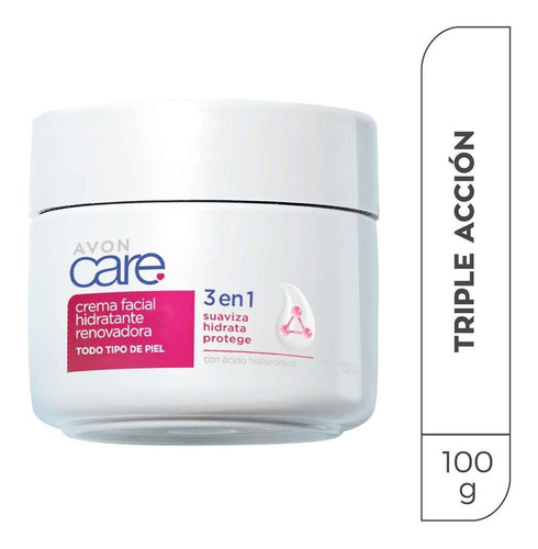 Avon Care Crema Facial Hidratante Renovadora 3 En 1 