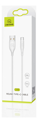 Cabo Usb Usams Usb Tipo C Pra Tipo C Máx 2a 1metro Preto