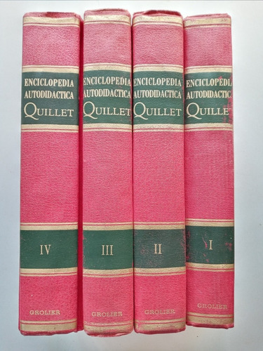 Nueva Enciclopedia Autodidactica Quillet. 4 Tomos. Aristides