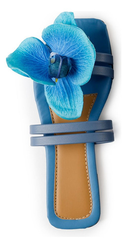 Sandalia De Piso Chanclas De Mujer Moda Para Dama Con Flores
