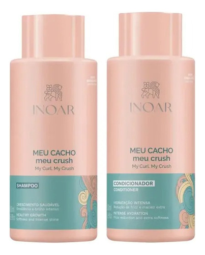 Inoar Meu Cacho Meu Crush Kit Shampoo E Condicionador 500ml