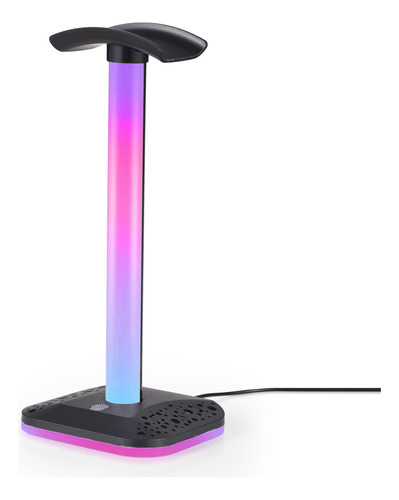 Soporte Para Auriculares Rgb Stand Interruptor De Pantalla P