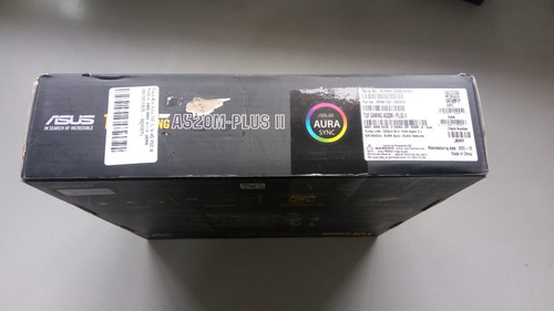 Caixa Da Placa Mãe Asus Tuf Gaming A520m-plus Ii Preto (Usado)