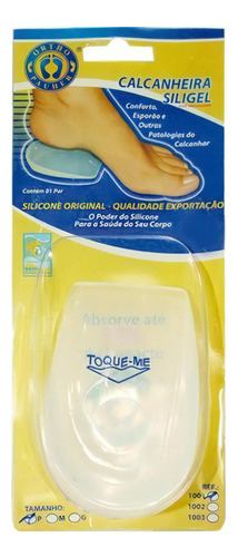 Almofada de calcanhar de silicone Ortho Pahuer