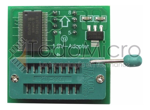 Imagen 3 de 10 de Adaptador 1.8 V Spi Flash W25 Mx25 Ch341a Ezp2013 iPhone