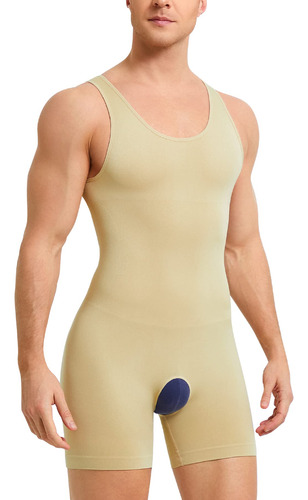 Solycsx - Body De Compresin Para Hombre, Sin Mangas, Moldead