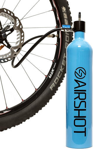 Inflador Airshot, Para Neumático De Bicicleta, Máx 160 Psi