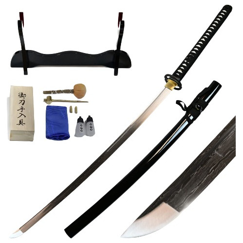 Katana Tachi Real Miyamoto Musashi Soporte Kit Limpieza 116c
