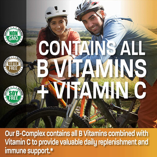 Bronson Complejo Vitamina B Y C 250 Cápsulas Vegetarianas