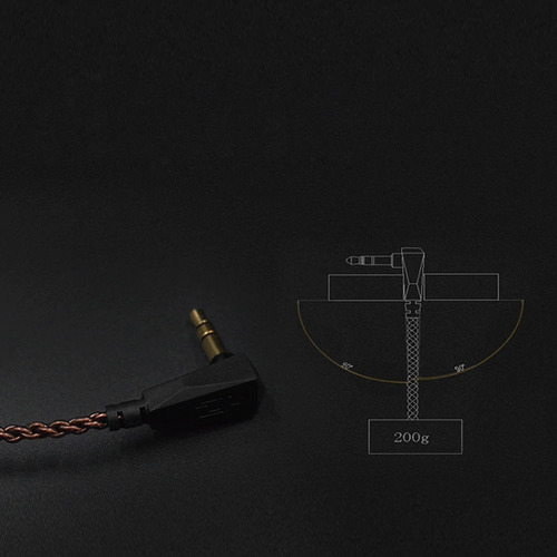 Imagen 7 de 7 de Cable Respuesto Kz Tipo B Kz Zst Pro Zs10 Ed12 Con Microfono