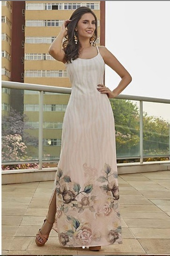 vestidos com barra floral