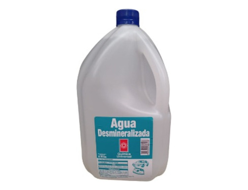 Agua Desmineralizada 5l Quimica Universal