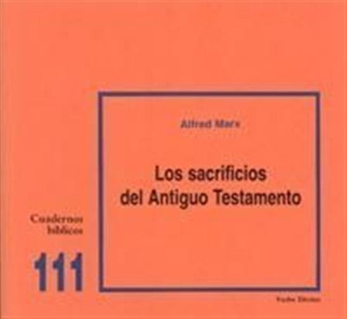 Sacrificios Del Antiguo Testamento,los - Marx, Alfred