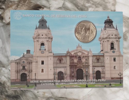  Moneda, Catedral De Lima, En Estuche.