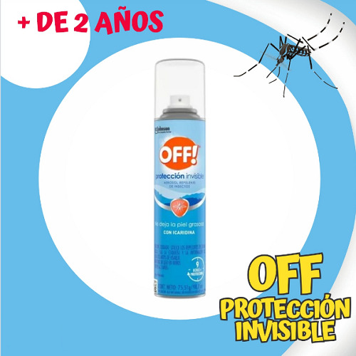 Off En Aerosol Repelente Mosquitos Dengue Extra Duracion 9hr
