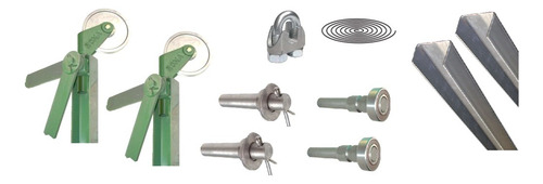 Kit Porton Levadizo Roma Art 235 Con Guias Y Perfil Parante Frecuencia 433 Tamaño Del Engranaje Z12