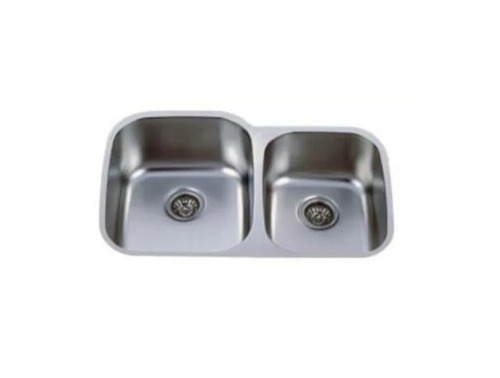 Fregadero Tarjas Submontar 2 Tinas Acero Inox 82.5cm