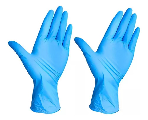 Latex Free Nitrile Gloves Powder Blue 500 Piece