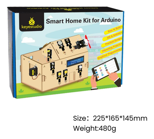 Keyestudio Smart Home Starter Kit Para Arduino Para Uno R3,