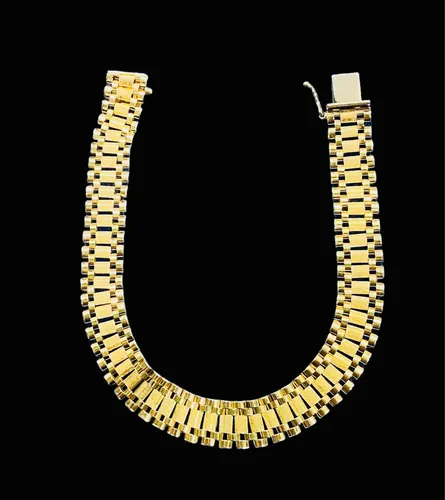 Pulsera Tejido Rolex Oro 14 Kilates 37 000
