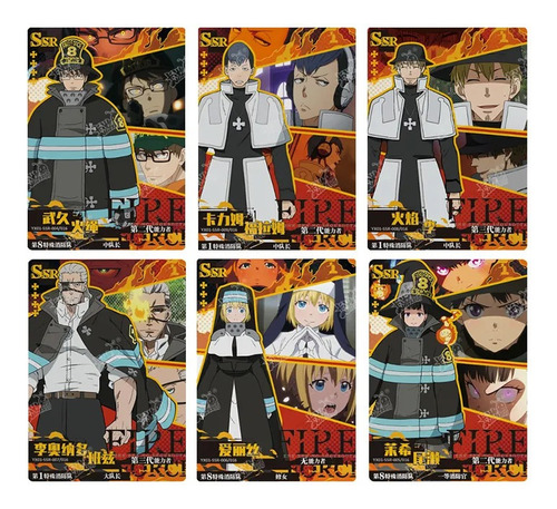 Set De Cards De Fire Force Kayou [rareza: Ssr]