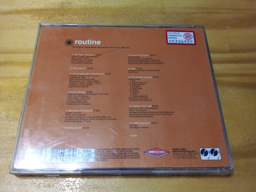 Imagen 3 de 3 de Routine - Kobayashi Egaitsu Aoki Vyner & Tei - Cd - U