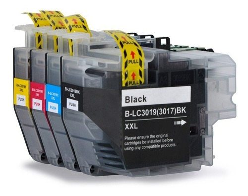 Pack 4 Cartuchos Compatibles Brother Lc-3019 / Mfc-j6730dw