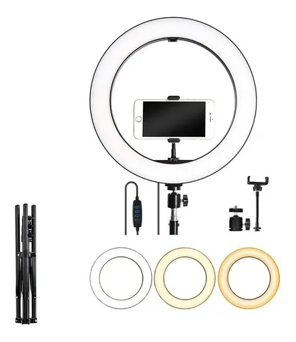 Electricidad San Martín :: COMBO ARO LUZ LED 30CM 15W + TRIPODE