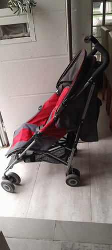 Cochecito Paraguitas Mclaren Quest Rojo Plata (Usado)