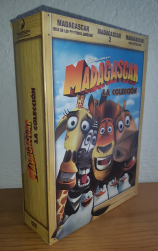 Dvd Madagascar La Colección 1 Y 2 Más Disco Interactivo 