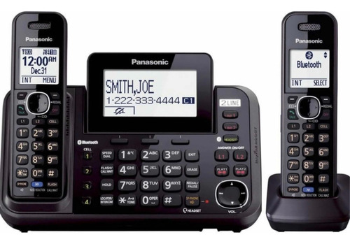 Panasonic Kxtg9542 Telefono De 2 Lineas Con Sistema Digital  (Reacondicionado)