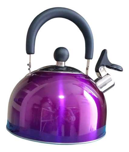 Tetera Cafetera G, De 2 Litros Acero Inoxidable Nuevo Modelo Violeta