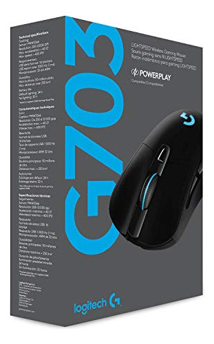 Mouse Para Juegos Hero Logitech G703 Inalámbrico / Sensor