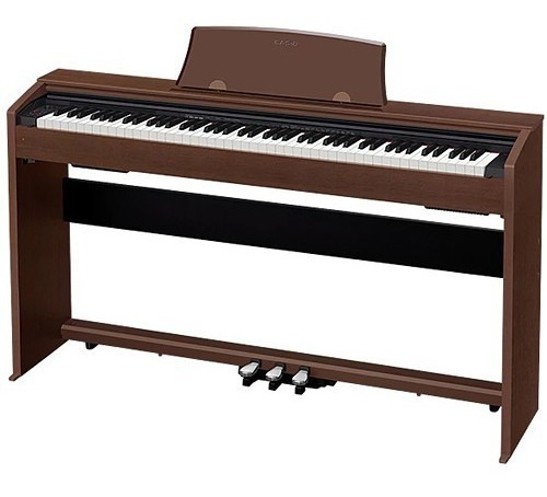 Piano Digital Casio Privia Px-770 Marrón C/ Mueble Y Pedales