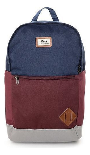 Mochila urbana Vans Van Doren II color azul/bordó