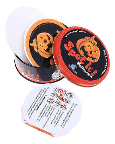 Spot It! Edición Halloween, Juego De Mesa 55 Cartas Dobble