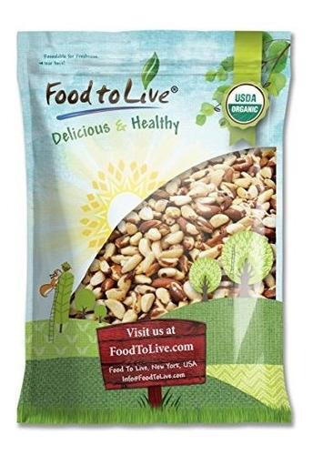 Comida Para Vivir ® Organic Las Nueces De Brasil (en